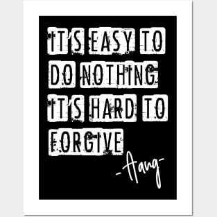 Avatar - it´s easy to do nothing, it´s hard to forgive. Posters and Art